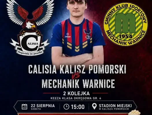 Dziś mecz: GLKS Mechanik Warnice zagra w Kaliszu Pomorskim