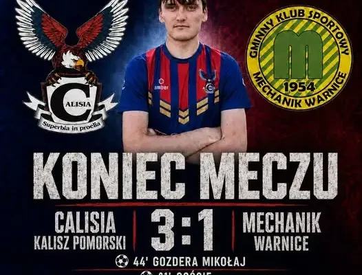 Pewne zwycięstwo u siebie: 3:1 z Mechanikiem Warnice