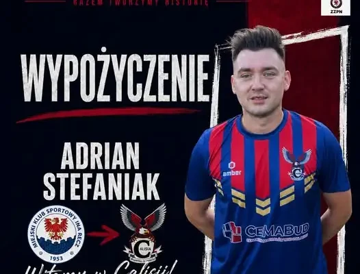 Adrian Stefaniak wzmacnia Calisię Kalisz Pomorski