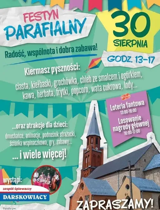 Festyn Parafialny w Złocieńcu już w niedzielę – atrakcje dla całych rodzin