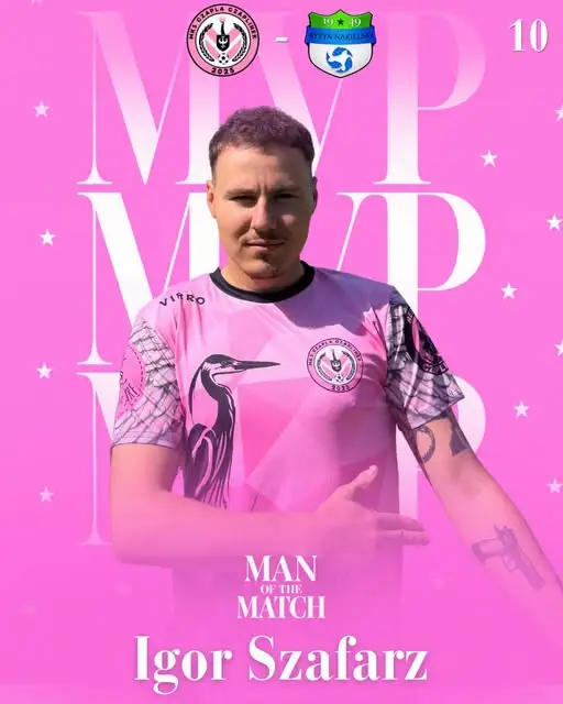 Igor Szafarz MVP meczu z Bytyniem Nakielno