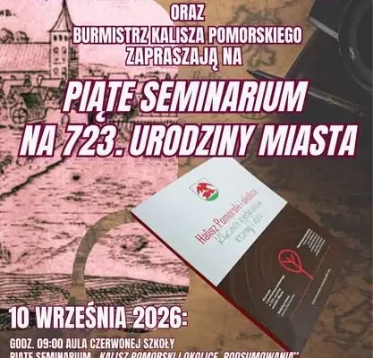 Kalisz Pomorski świętuje 723. urodziny miasta – podróż w czasie już 13 września