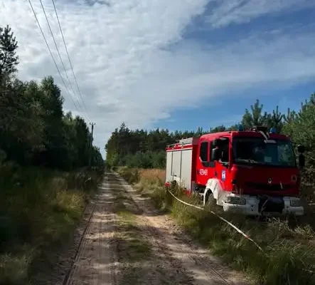 OSP Złocieniec i OSP Lubieszewo zabezpieczały WOLF RACE OCR