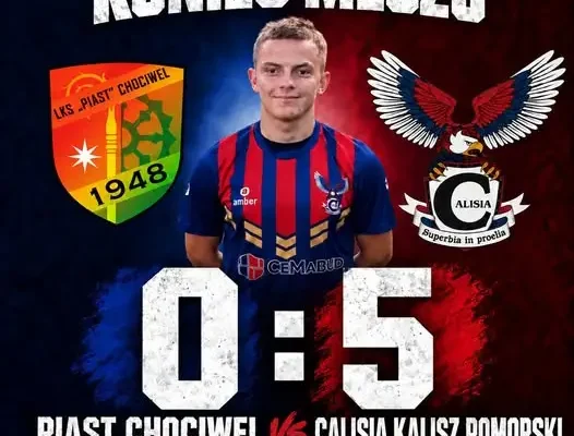 Kalisz rozbił Piasta w Chociwlu. Czarnojan z hat-trickiem