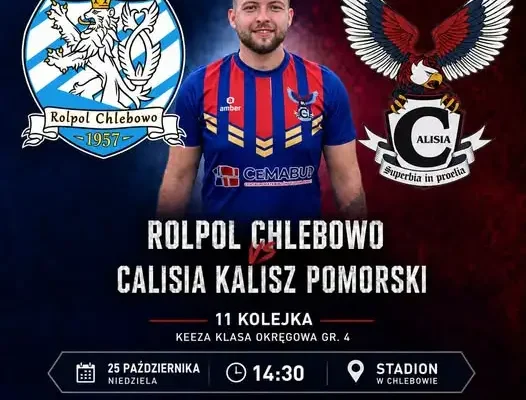 Calisia Kalisz Pomorski zagra na wyjeździe z Rolpolem Chlebowo w 11. kolejce