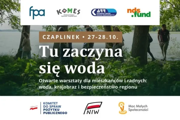 Czaplinek stawia na retencję. Warsztaty o zatrzymywaniu wody już 27 i 28 października